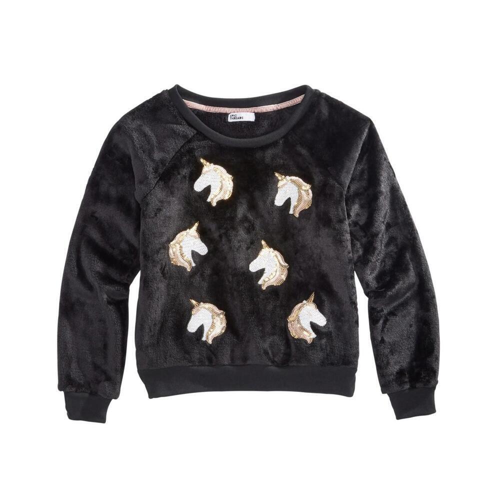 Epic Threads Big Kid Girls Unicorn Sweatshirt Size XL